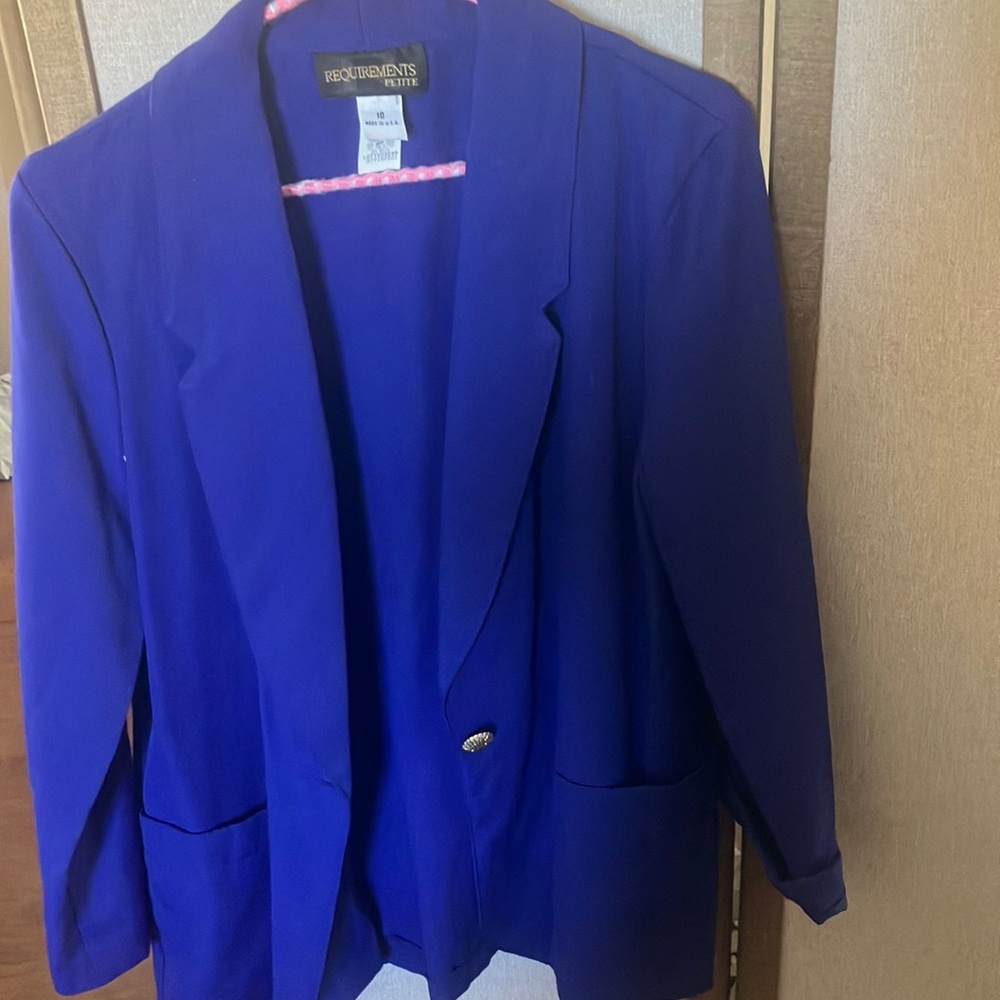 FINAL MARKDOWN Requirements Cobalt Blue Blazer 10p